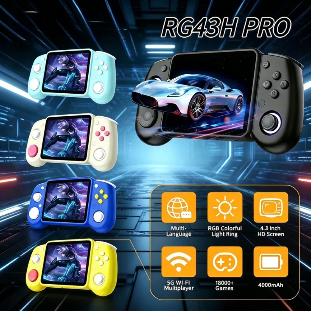 Retro Gaming Consoles - RG43H Pro Taşınabilir Retro El Oyun