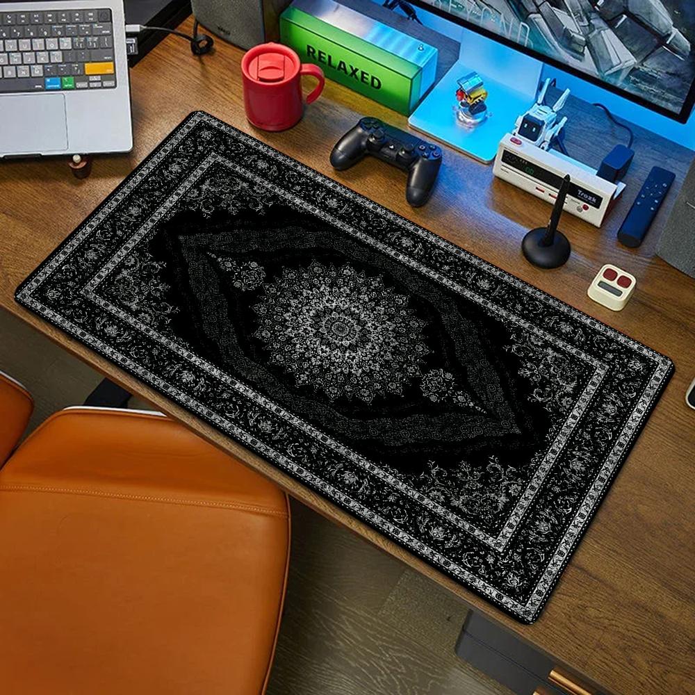 Retro Gaming Realm - Yeni Siyah İran Halısı Gizemli Retro