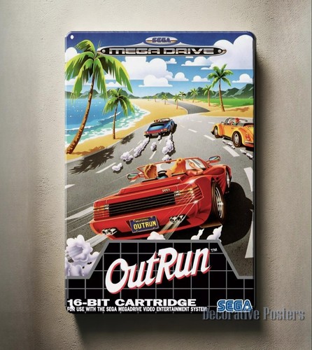 Retro Gaming Us - Outrun Mega Drive Retro Video Oyunu
