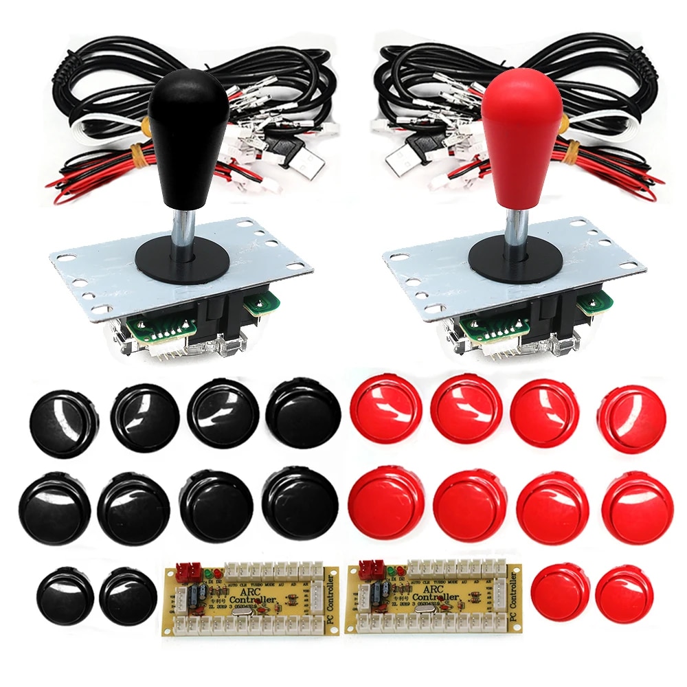 Arcade Button Kit - Kopya SANWA Oyun Makinesi Arcade Konsolu