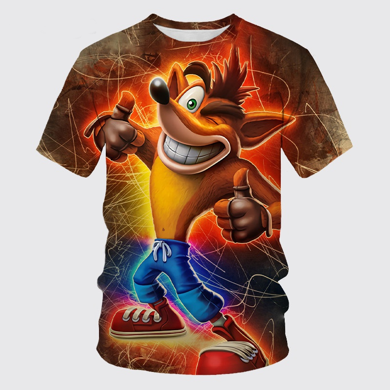 Retro Gaming Aesthetic - Retro Oyun Crash Bandicoot 3D Baskı