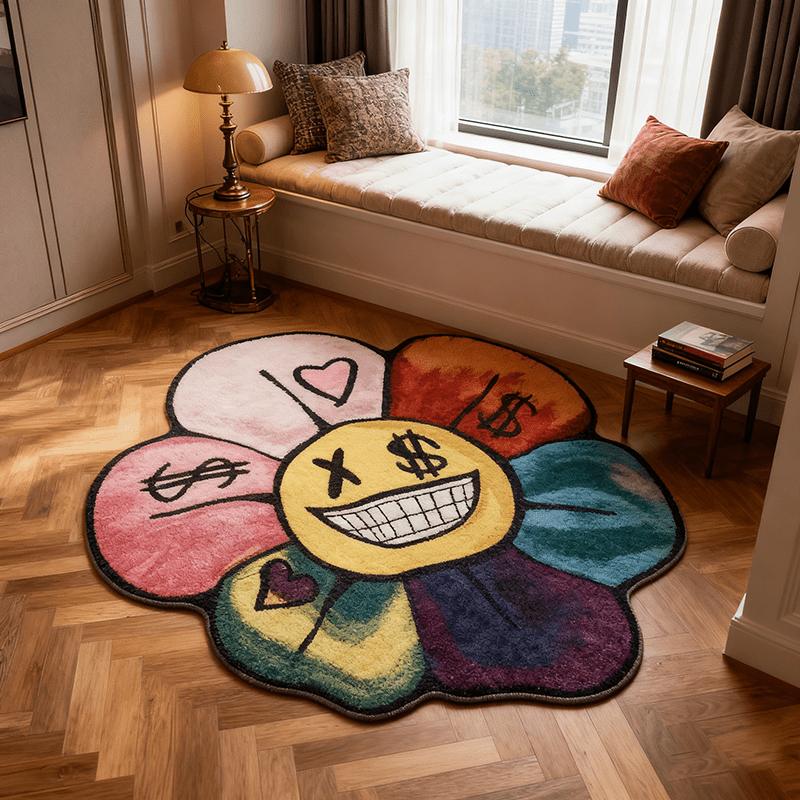 Retro Gaming Rug - VIKAMA Renkli Dopamin Yaratıcı Yatak Odası