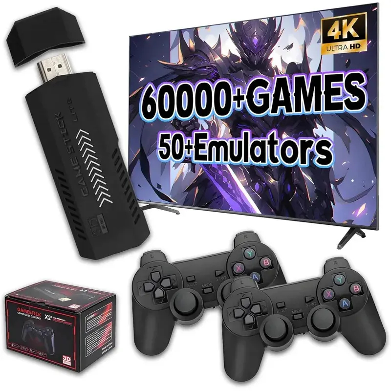Retro Gaming Realm - X2 PLUS Retro Oyun Konsolu 64G