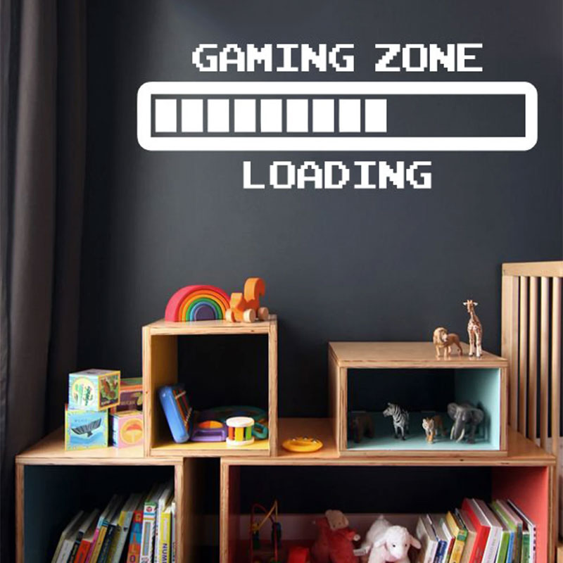 Retro Gaming Wallpaper - Oyun Bölgesi Retro Yükleme Duvar Sanatı