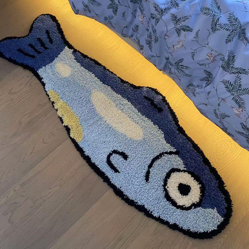 Retro Gaming Rug - VIKAMA Karikatür Somon Yatak Odası Başucu