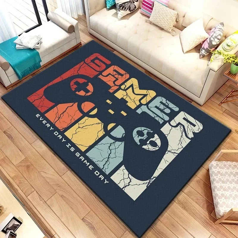Retro Gaming Rug - Oyun Esports Halısı Siyah Kontrol Cihazı