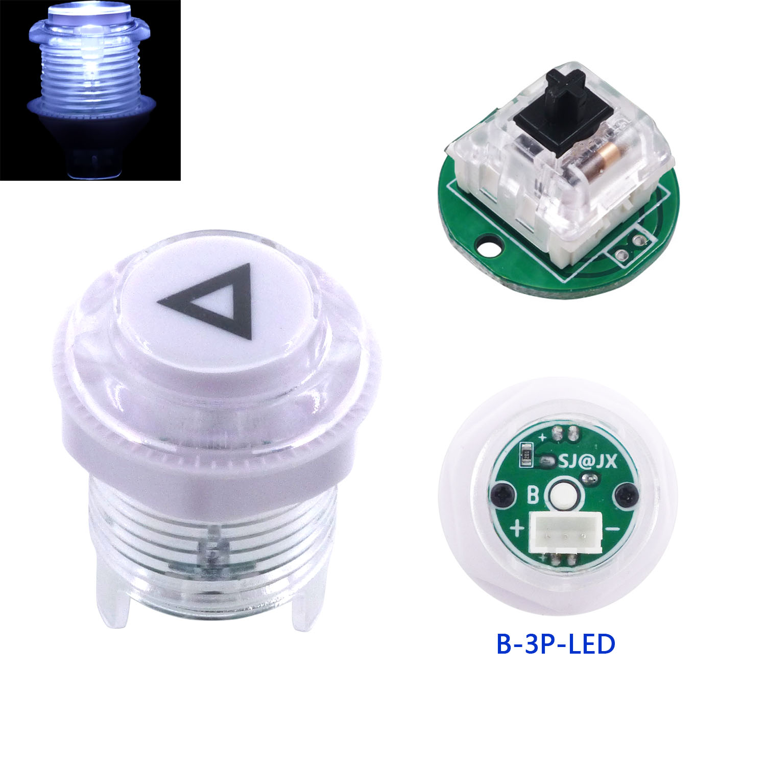 SJ @ JX Arcade düğmesi LED DIY - Arcade Button Kit incelemesi ve fiyatı