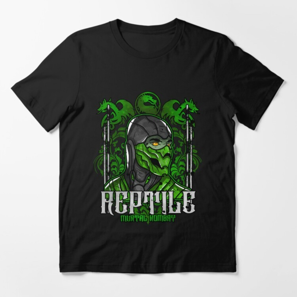 Mortal Kombat Reptile Portre B - Retro Gaming Aesthetic incelemesi ve fiyatı