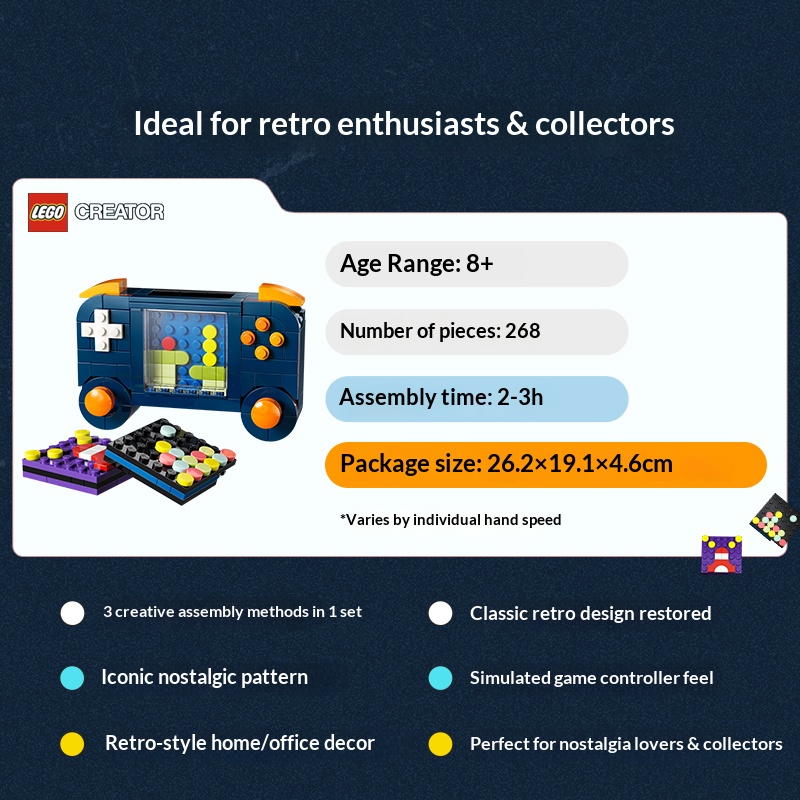 LEGO Creator 3in1 Yapı Taşları - Retro Gaming Consoles incelemesi ve fiyatı