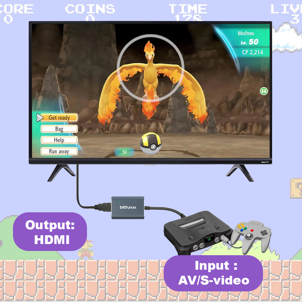 Bitfunx 720P Svideo / AV - HDM - Retro Gaming App incelemesi ve fiyatı