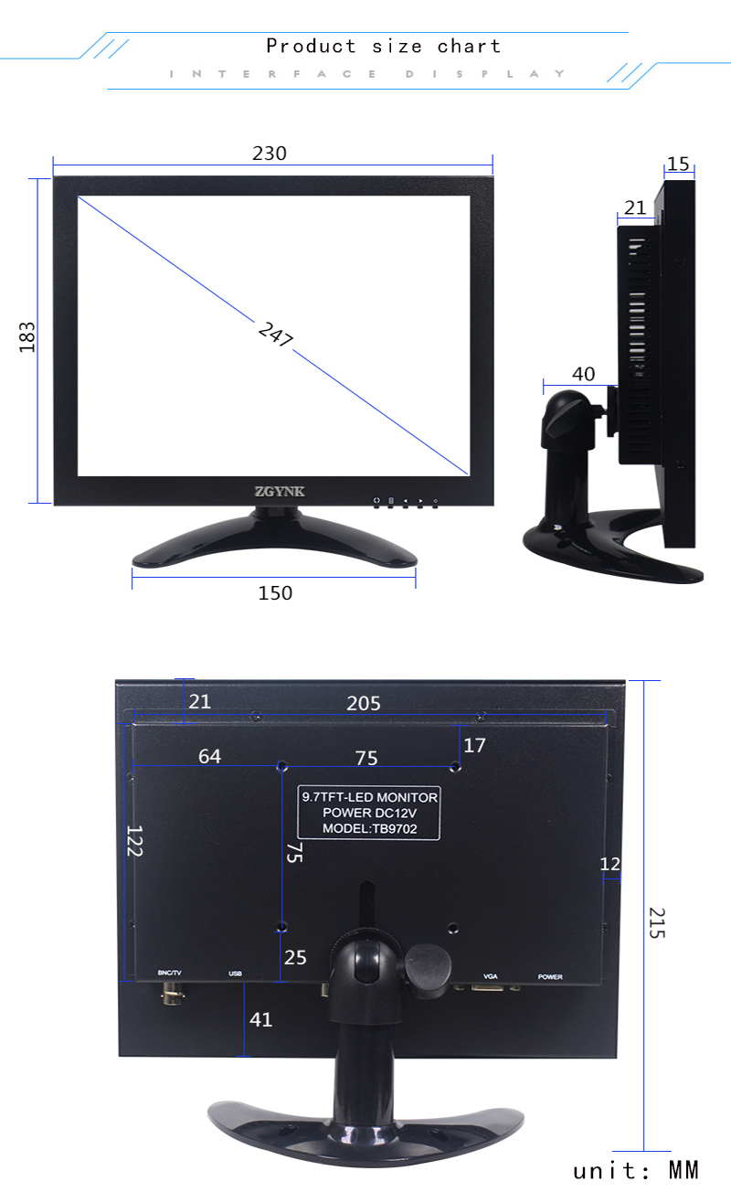 9.7/10.1 inç metal HD monitör  - Retro Gaming Monitor incelemesi ve fiyatı