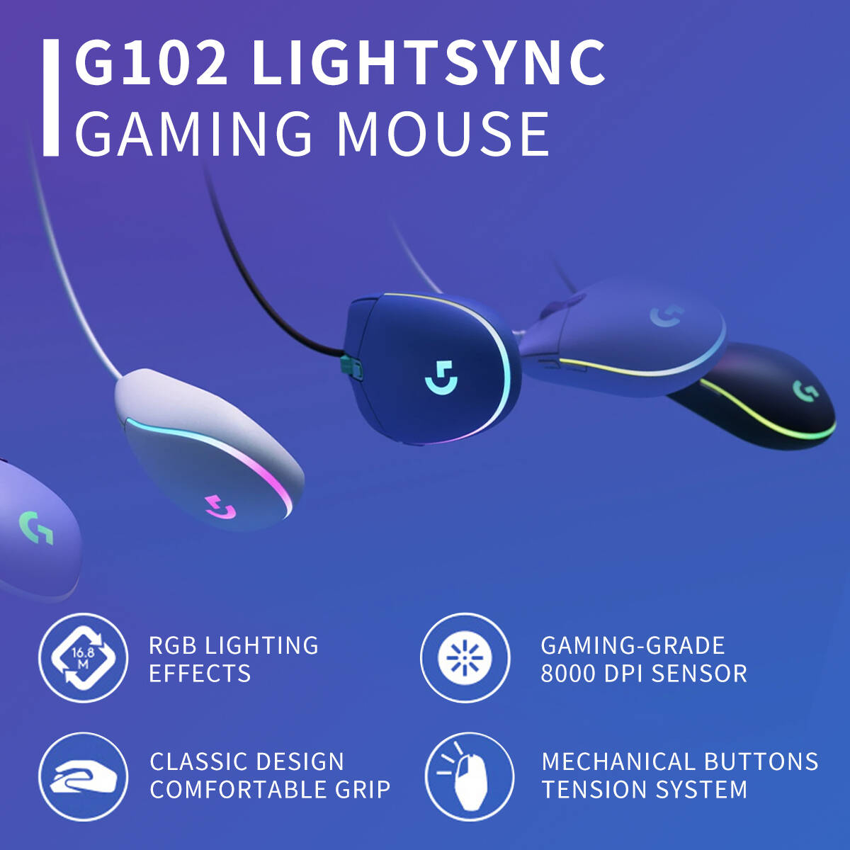 Logitech G203 Kablolu RGB Oyun - Logitech Mouse G203 incelemesi ve fiyatı