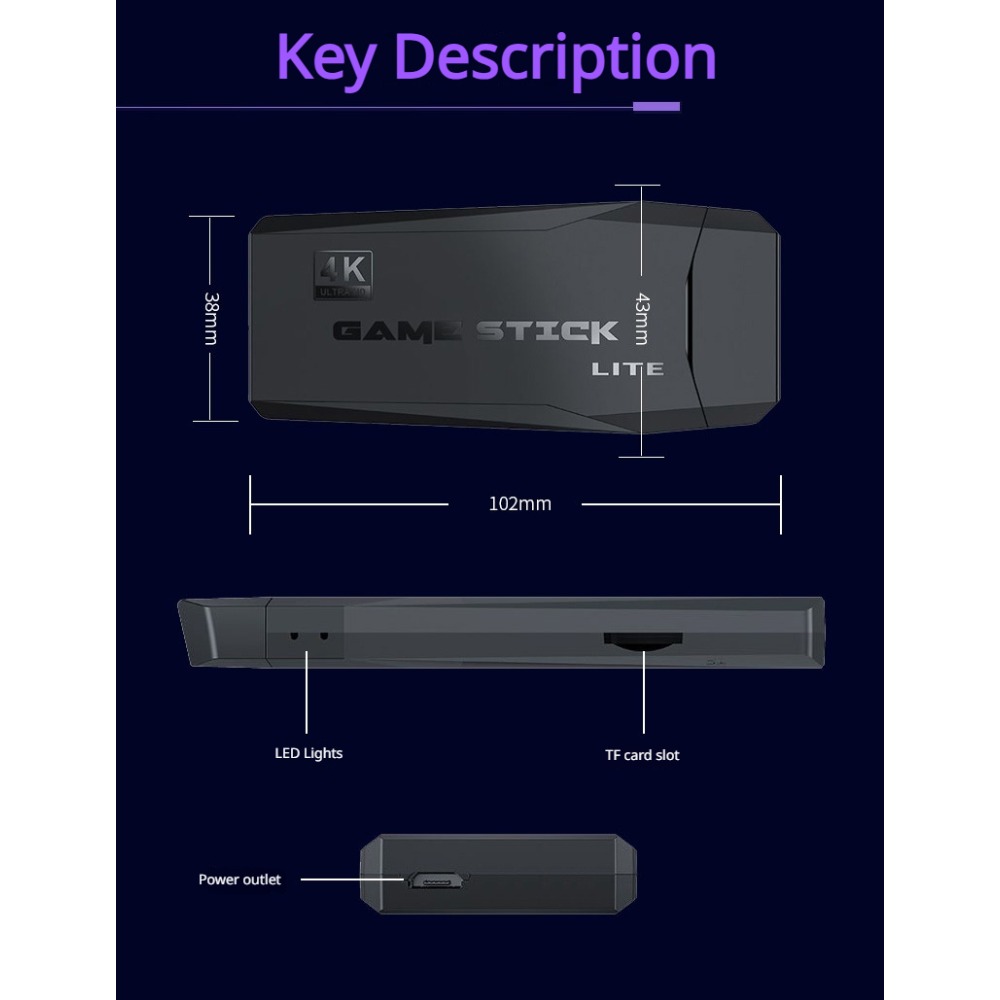 Taşınabilir 4K Retro Oyun Kons - Retro Gaming App incelemesi ve fiyatı