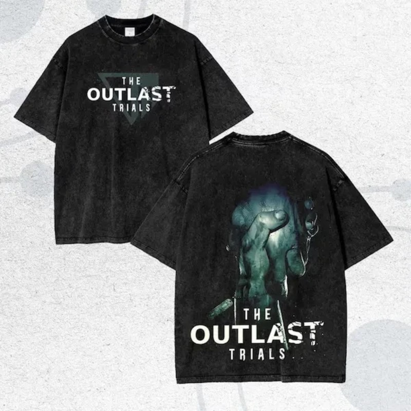 The Outlast Trials Game T-shir - Retro Gaming Aesthetic incelemesi ve fiyatı