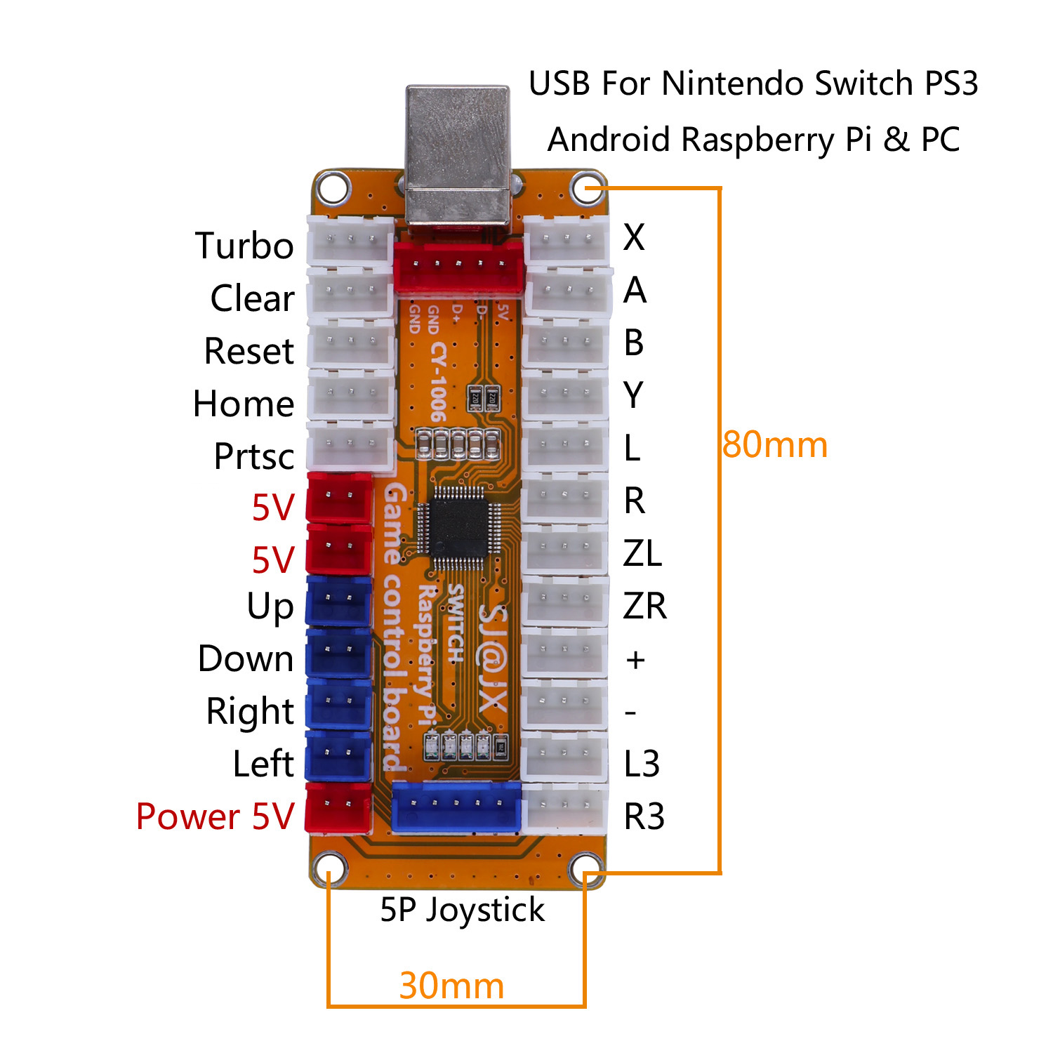 SJ @ JX Arcade oyun LED denetl - Arcade Button Kit incelemesi ve fiyatı