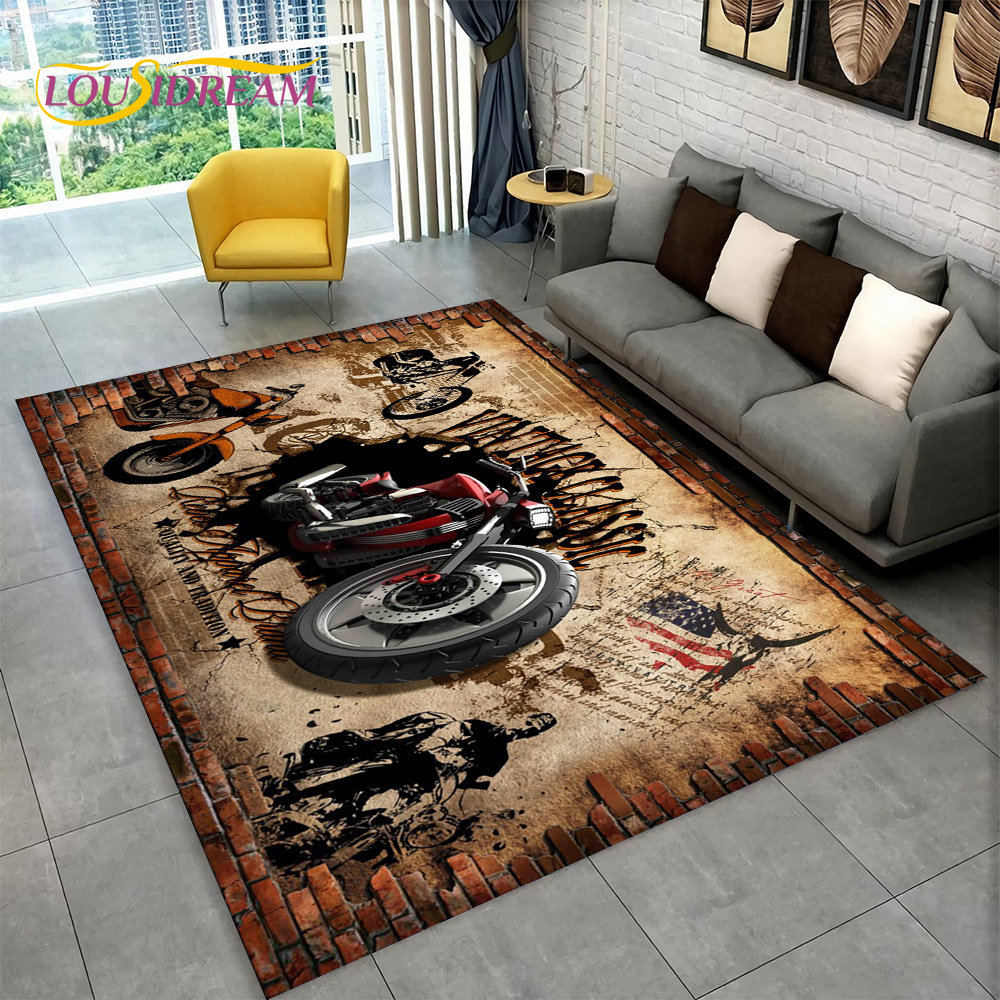 3D Retro Vintage motosiklet al - Retro Gaming Rug incelemesi ve fiyatı