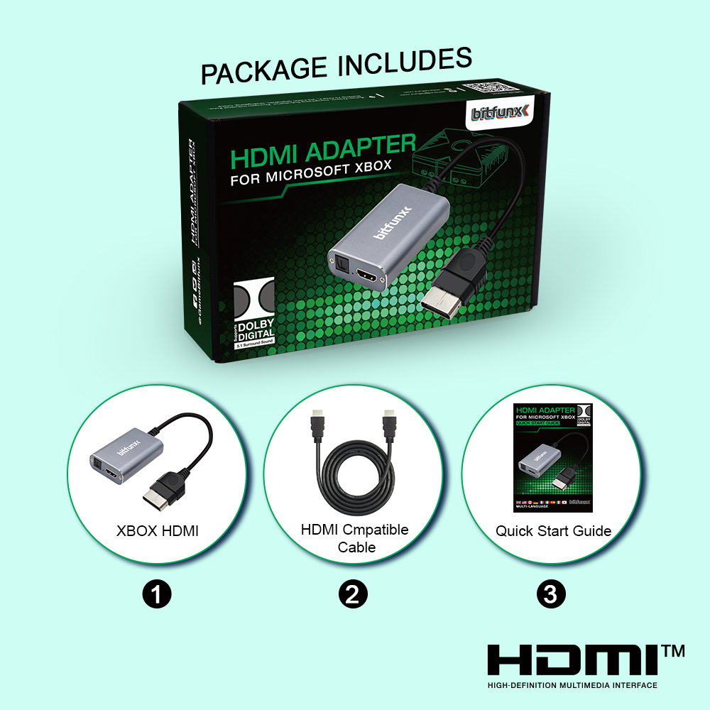 Bitfunx HDMI ™   XBOX Klasik R - Retro Gaming Realm incelemesi ve fiyatı