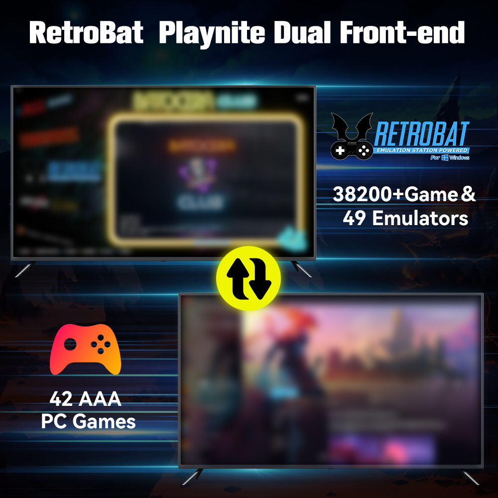 Retrobat&Playnite Sistemi HDD  - Retro Gaming App incelemesi ve fiyatı