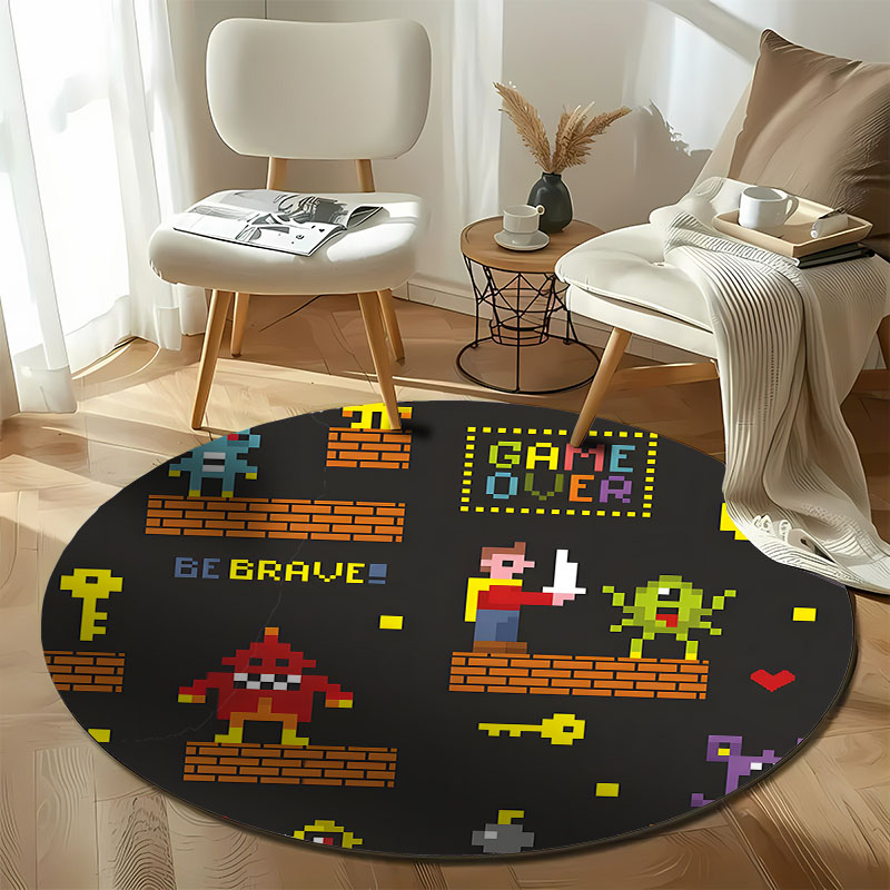 Ücretsiz kargo! Çocuk oyun ala - Retro Gaming Rug incelemesi ve fiyatı