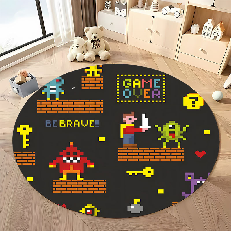 Ücretsiz kargo! Çocuk oyun ala - Retro Gaming Rug incelemesi ve fiyatı