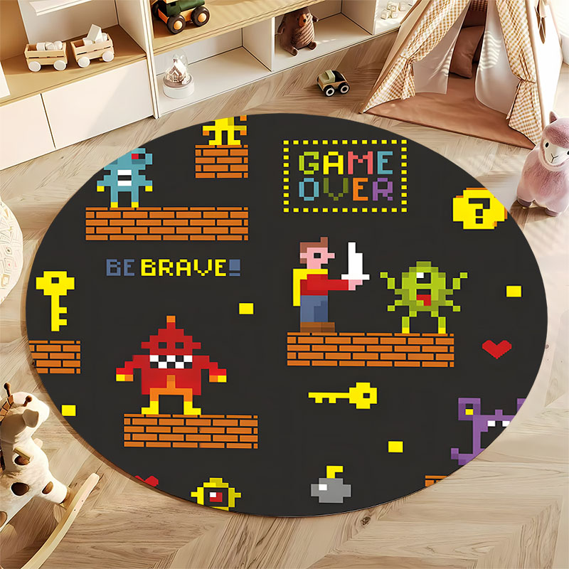 Ücretsiz kargo! Çocuk oyun ala - Retro Gaming Rug incelemesi ve fiyatı