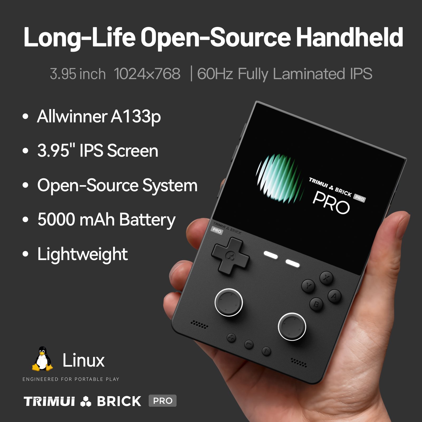 2026 TRIMUI BRICK PRO Retro El - Retro Gaming Handheld 2026 incelemesi ve fiyatı