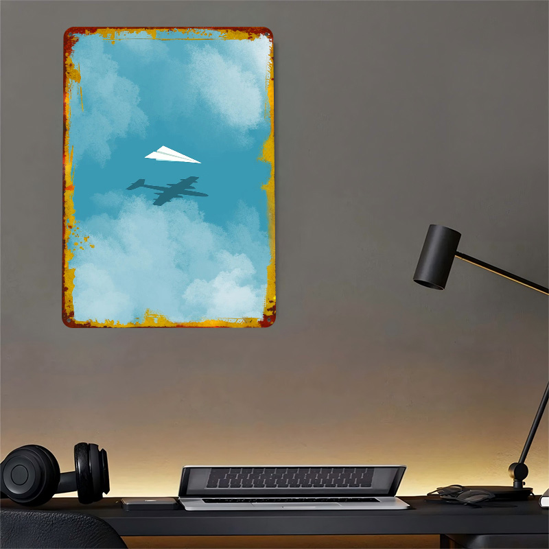 Kağıt Uçak Baskılı Poster Özel - Retro Gaming Wallpaper incelemesi ve fiyatı