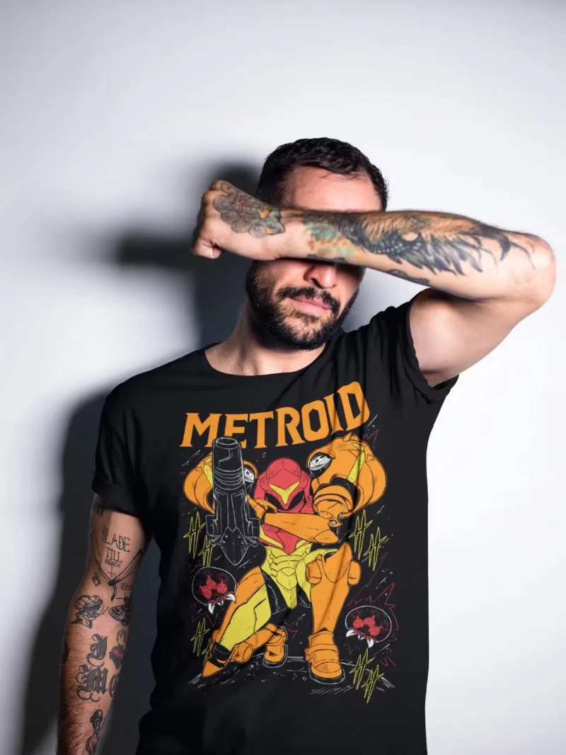 Erkek ve Kadın Yazlık Saf Pamu - Retro Gaming Aesthetic incelemesi ve fiyatı